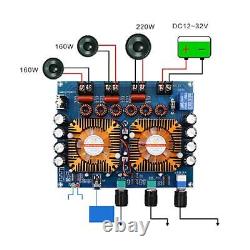 1 Piece Bluetooth Amp Board Digital Power Dual Bass for Active Speakers