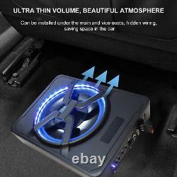 10 800W Slim Underseat Subwoofer With Amplifier Under Powered Active