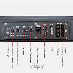 10 800W Slim Underseat Subwoofer With Amplifier Under Powered Active Subwo