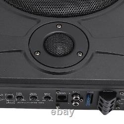 10 Inch Car UnderSeat Subwoofer 600W Active Powered Amplifier Sub