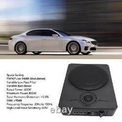 10 Inch Car UnderSeat Subwoofer 600W Active Powered Amplifier Sub