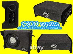 10inch powered ported enclosures subwoofer box 1300w design to fit all car Slim