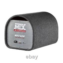 12 Inch Bass Tube Subwoofer Enclosure 660 Watts Mtx Thunder Mtx Rtt12p Car Audio