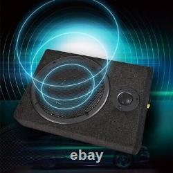 12V 800W Car Subwoofer Audio Underseat Speaker Amplifier Sub Bass Box 8 inch UK