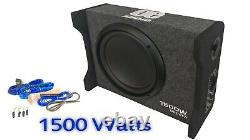 12inch Active ported enclosures subwoofer box 1500w Small Powerful Product