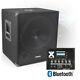15 Bi-amplified Active Powered Subwoofer Dj Pa Speaker With Bluetooth Usb 600w