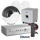 2.1 Ceiling Speaker Tv System 4x Ncss8, 10 White Subwoofer, Ad220a Amplifier