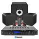 2.1 Stereo Speaker Set With Subwoofer And 5 Channel Surround Amplifier, B406a