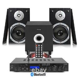 2.1 Stereo Speaker Set with Subwoofer and 5 Channel Surround Amplifier, SHFB55B