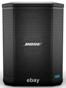 (2) BOSE S1 PRO Powered Rechargeable Portable Bluetooth PA Speakers+Stands+Bag