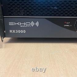 2 Ekho Sound 800W PL15A high power speakers + Amplifier EKHO RX3000