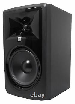 (2) JBL 308P MkII 8 2-Way Active Powered Studio Reference Monitors Speakers