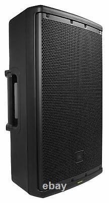 (2) JBL EON612 12 2000 Watt Powered Active 2-Way DJ PA Speakers with Bluetooth
