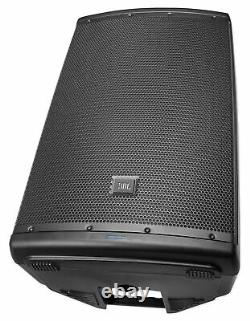 (2) JBL EON615 15 2000 Watt Powered DJ PA Speakers with Bluetooth App Control