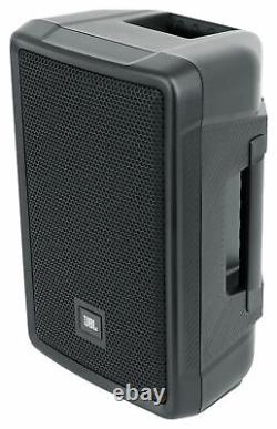 2 JBL IRX108BT 8 1000w Powered DJ Portable PA Speakers with Bluetooth+Stands+Mics