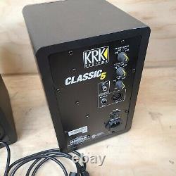 2 KRK CL5G3 5 inch Classic Professional Bi-Amp Powered Studio Monitor