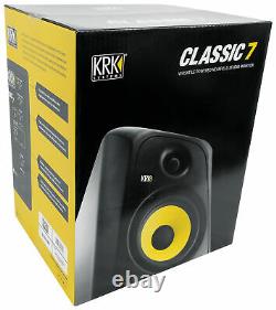 (2) KRK CL7G3 CLASSIC 7 Studio Monitors Active Powered Bi-Amped 2-Way Speakers