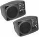 2 Mackie Srm150 Powered Active Pa Monitor Speakers With Built In Eq