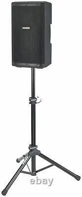 (2) Samson RS110A 10 300w Powered DJ PA Speakers withBluetooth/USB+Stands+Cables