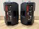 2 X Db Technologies Basic 200 Powered Speakers With 320 Watts + Tripods