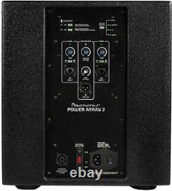 2x Powerwerks'Power Array 2' Portable Line Array Bluetooth Sound System 4000W