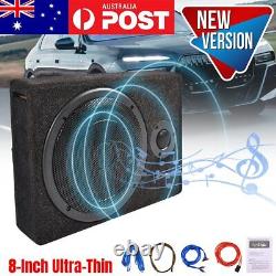 8'' 800W Car Audio Car Subwoofer Speaker Under Amplifier Ultra-thin Seat Woofer