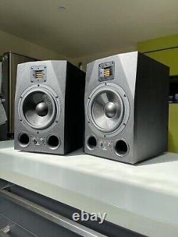 ADAM A8X Studio Monitor Speakers Pair With Power Cables