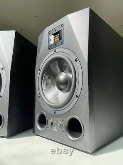 ADAM A8X Studio Monitor Speakers Pair With Power Cables