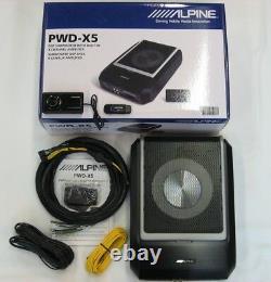 ALPINE PWD-X5 POWERFUL ACTIVE SUBWOOFER + 4-channel AMP + DSP BLUETOOTH NEW 2020