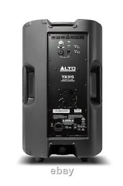 ALTO 2600 watt Powered PA SYSTEM inc Tx3 Tops and 15 Bass bin + Mixer