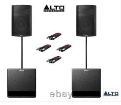 ALTO 5800 Watt Powered PA Ready to use + Alto Bluetooth Mixer