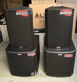 ALTO 8000 Watts Powered PA System Inc Mixer NOW HAS UPGRADE TO 18 Subs