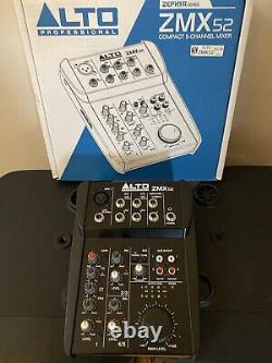 ALTO Professional 1600W POWERED 15' PA SYSTEM INC MIXER for venues up to 200