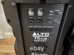 ALTO TRUESONIC 1600W POWERED 15' PA SYSTEM INC MIXER for venues up to 200
