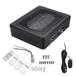 AUSTOME 600W Car Underseat Active Subwoofer Ultra-thin Audio High Power Speaker