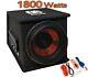 Active 12 Subwoofer Bass Box 1800 Watts With Bass Remote And Hi Low Level- New
