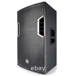 Active Powered DJ Speaker Bi-Amp 15 Driver Sub 500W DSP Preset Mixer PA Install