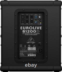 Behringer B1200D-PRO 12-inch Active Subwoofer Powered DJ Compact Sub 500W