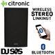 Citronic Cab-15sl 15 1400w Active Powered Speaker With Bluetooth Stereo Link