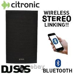 Citronic CAB-15SL 15 1400W Active Powered Speaker With Bluetooth Stereo Link