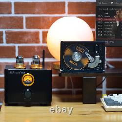 HiFi Valve Tube Amplifier with Bluetooth USB/COAX/OPT Hybrid Power Amp Receiver