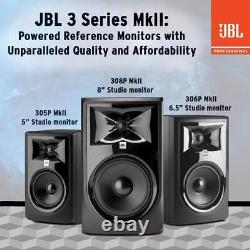 JBL 306P MkII Powered 6.5 Two-Way Studio Monitor SINGLE UNIT
