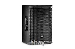 JBL SRX812P 12 2000 Watt Powered DJ PA DSP Speaker+Mackie Mixer+(3) Samson Mics