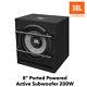 Jbl Stage 800ba 8 Ported Powered Active Car Subwoofer 200w Amplified System