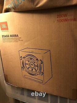 JBL STAGE 800BA 8 Ported Powered Active Car Subwoofer 200W Amplified System