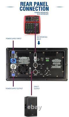 KLA181A Power Module Subwoofer Continuous Class D Active Power Amplifier 1000W