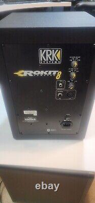 KRK Powered Active Studio Monitor Speaker ROKIT RP8G3. ITEM#1