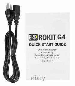KRK ROKIT 5 G4 5 Bi-Amped Active Powered Studio Monitor Speaker RP5-G4 RP5G4