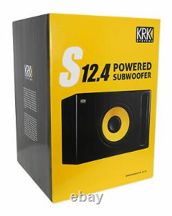 KRK S12.4 12 Powered Studio Subwoofer Generation 4 S12 Sub Class D