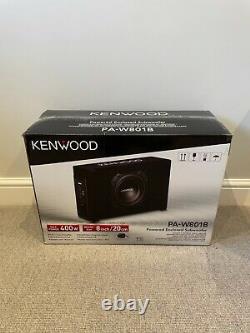 Kenwood PA-W801B 8 Active Subwoofer In Ported Enclosure 400W Power Underseat